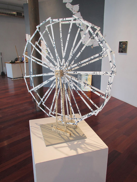 Ferris Wheel 4, 2014, installation view 12 Nights, Boston Sculptors Gallery